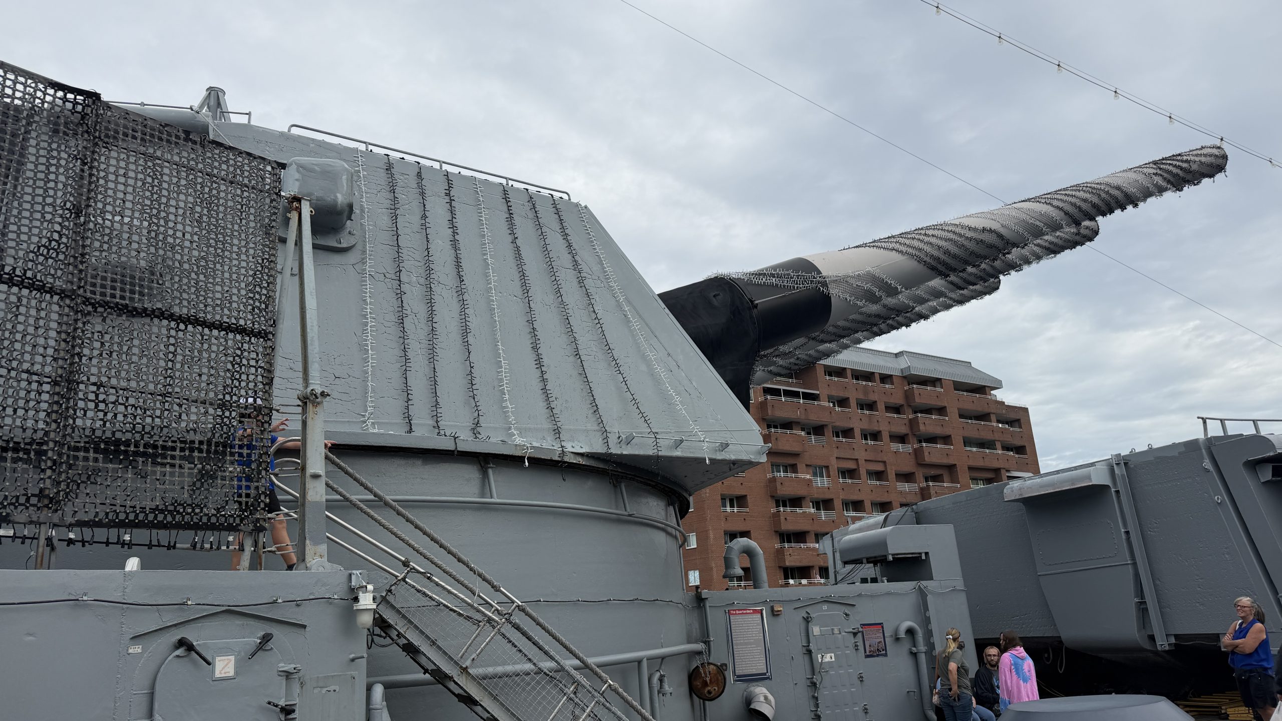 USS Wisconsin Iowa-Class Battleship Tour. Photo by 19FortyFive Reporter Christian D. Orr.