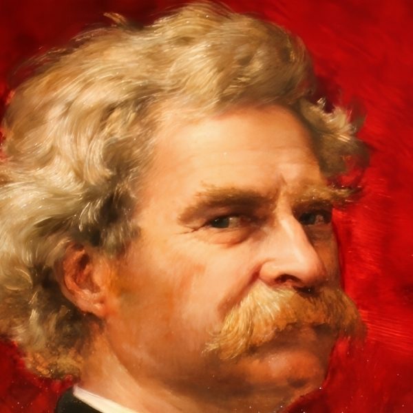 Mark Twain Portrait Creative Commons Photo