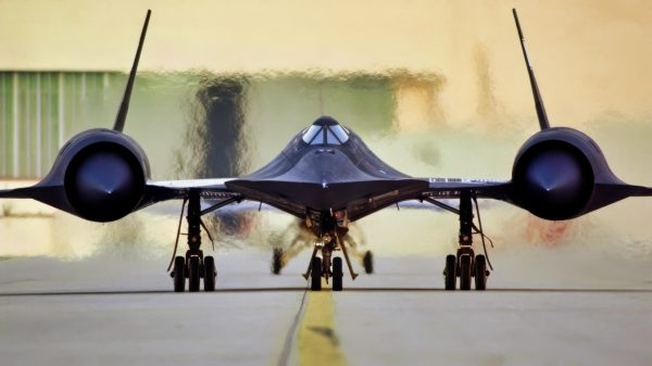SR-71 Blackbird on the Runway Creative Commons Photo